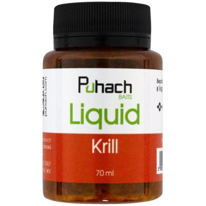 Ликвид Puhach Baits Liquid 70 ml - Krill (Криль)