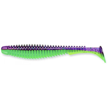 Силикон FishUp U-Shad 3.5" (8шт) #221 - Violet/Lime