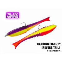 Поролоновая рыбка ПрофМонтаж Dancing Fish 7.2" (reverse tail) #107