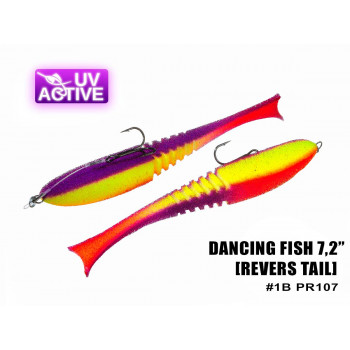 Поролоновая рыбка ПрофМонтаж Dancing Fish 7.2" (reverse tail) #107