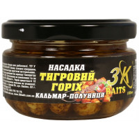 Насадка 3KBaits "Тигровый орех" Premium Кальмар-Клубника 100ml
