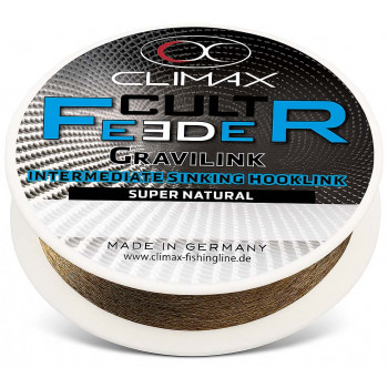 Поводочный материал Climax CULT Feeder Gravilink 0.16mm 6.2kg 10m Camou Brown