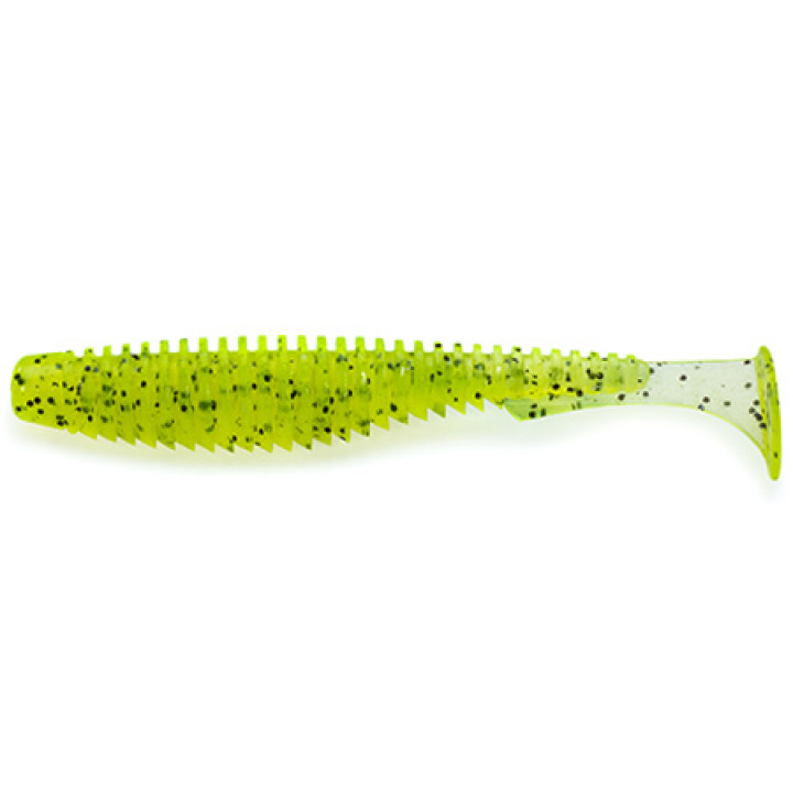 Силикон FishUp UShad 2" 10шт #055 Chartreuse Black