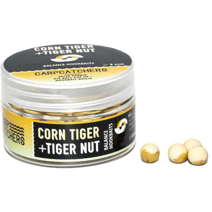 Бойли Carp Catchers Balance Hookbaits CORN&TIGER-TIGER NUT 8mm