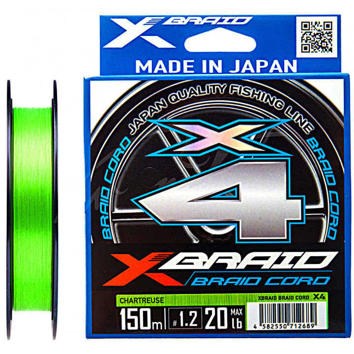 Шнур YGK X-Braid Braid Cord X4 #1.5 150m