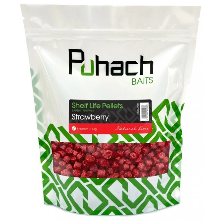 Варені гранули Puhach Baits Natural Line Shelf Life Pellets 1 kg - Plum 4.5/6mm (Слива)