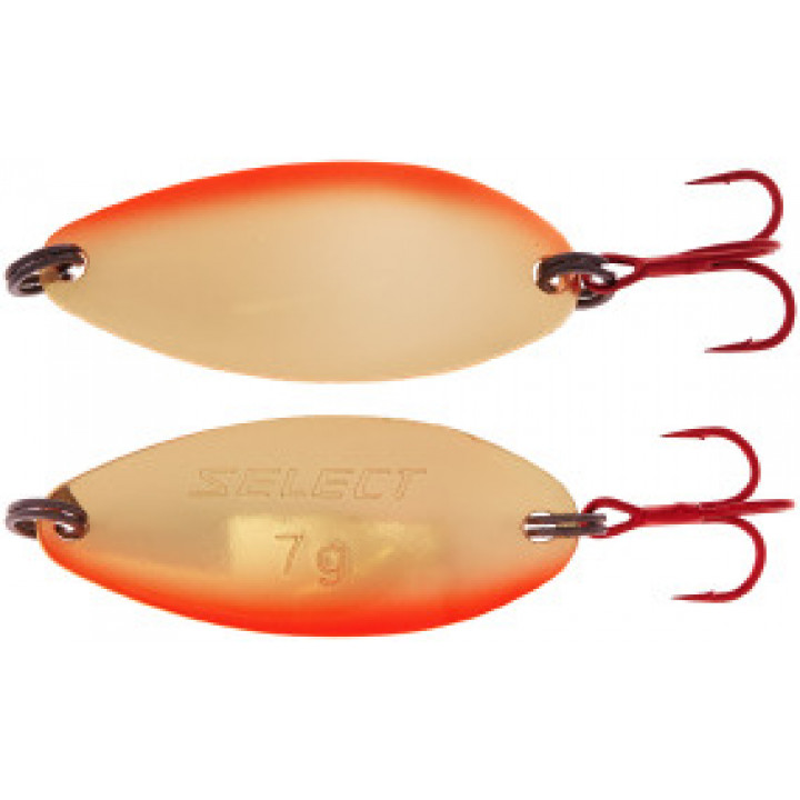 Блесна Select Deeper Lakes & Rivers 7g Brass Orange