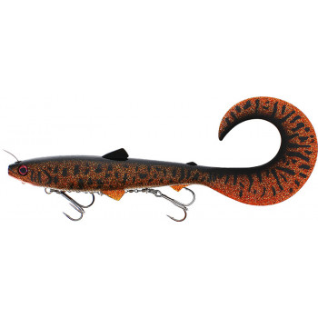 Силикон Westin BullTeez Curltail Inline 33cm 230g Motoroil Burbot 1шт/уп