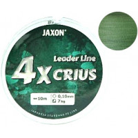 Шнур Jaxon Crius 4x Leader Line 10m 0.06mm темно зеленый