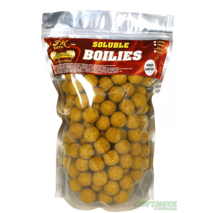 Бойли пилу 3Kbaits 20mm Солодка кукурудза 0.8kg