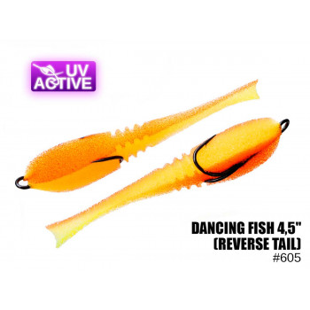 Поролоновая приманка ПрофМонтаж Dancing Fish (reverse tail) 4.5" 605