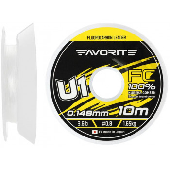Флюорокарбон Favorite U1 FC 10m #8.0/0.47mm 30.5lb/13.84kg