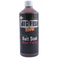 Ликвид Dynamite Baits Big Fish River Bait Soak Meat-Furter 500ml