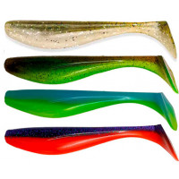Силикон FishUp Wizzle Shad 5" (4шт) #MIX02 - 202/204/206/207