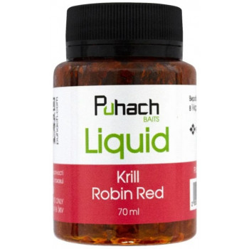 Ликвид Puhach Baits Liquid 70 ml - Krill Robin Red (Криль Робин Ред)