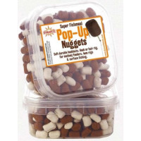 Мягкий насадочный пеллетс Dynamite Baits WHITE/BROWN Fishmeal Pop-Up