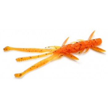 Силикон FishUp Shrimp 4.5" (7pcs.), #049 - Orange Pumpkin/Black