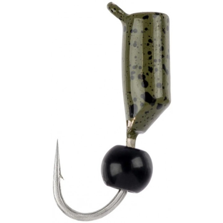 Мормышка вольфрамовая Viking Fishing Rigabik+bead 0.62g 2.5mm Olive+B (1шт)