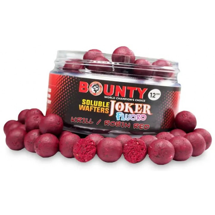 Бойлы Bounty Fluoro Joker Krill / Robin Red 10mm (Крилль / Робин Ред)