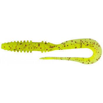 Силікон Keitech Mad Wag Mini 3.5 "PAL # 01 Chartreuse Red Flake 1шт