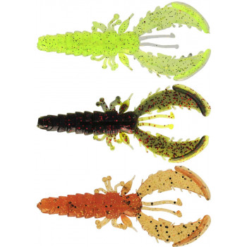 Силикон Westin Crecraw Slim Creaturebait 5.5cm 1.5g Floating Dark Water Mix 22 (6шт/уп)