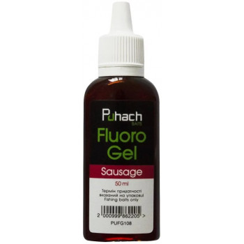 Флюорогель Puhach Baits Fluoro Gel 50ml - Sausage