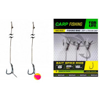 Поводок бойловый ProfMontazh Bait Spike Rigs (6кр/12см/25Lb/11,5кг) (3шт/уп)