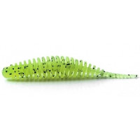 Силикон FishUp Tanta 1" 12шт #055 Chartreuse Black