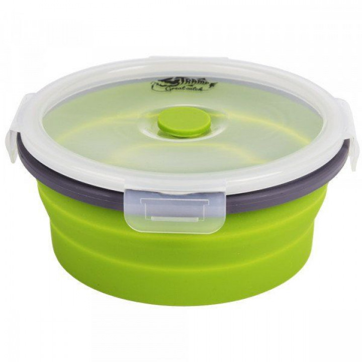 Контейнер Tramp складной силиконовый с крышкой защелкой 800ml