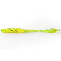 Силикон FishUp ARW Worm 12шт. 055 Chartreuse/Black