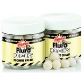 Бойлы Dynamite Baits Pop-Ups Fluro  Coconut Cream  15 mm