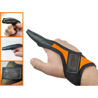 Напальчник ProfMontazh для силового заброса "Кіготь" Orange (L-XL)