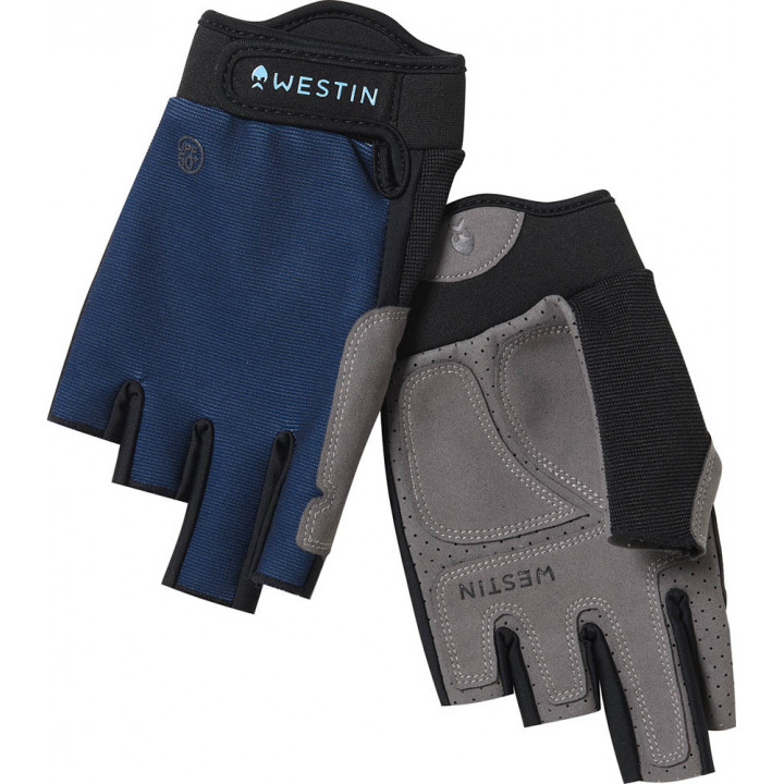 Перчатки Westin Drip UPF Half Finger Glove Petrol Blue M