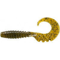 Силикон FishUp Fancy Grub 2.5" 10шт #074 Green Pumpkin Seed