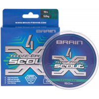 Шнур Brain Scout 4X 150m (camo) 0.100mm 5.8kg