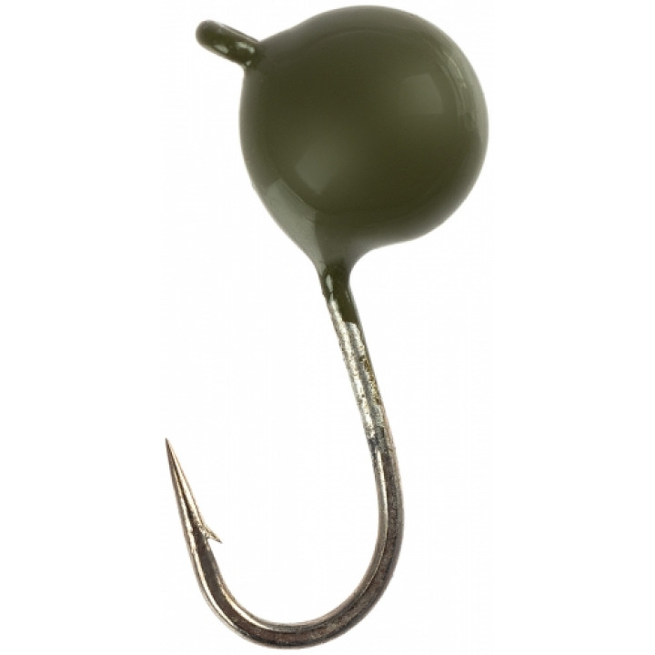 Мормышка вольфрамовая Viking Fishing Round 0.64g 4mm Olive (1шт)