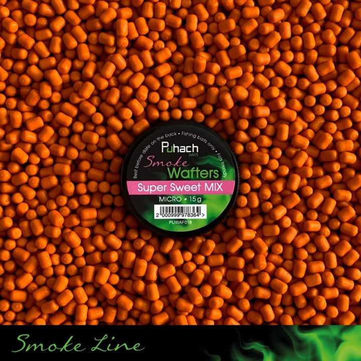 Бойлы Puhach Baits Wafters Smoke MICRO - Super Sweet MIX (Супер сладкий микс)