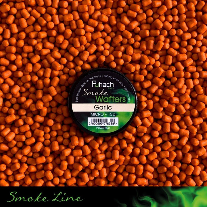 Бойлы Puhach Baits Wafters Smoke MINI - Garlic (Чеснок)
