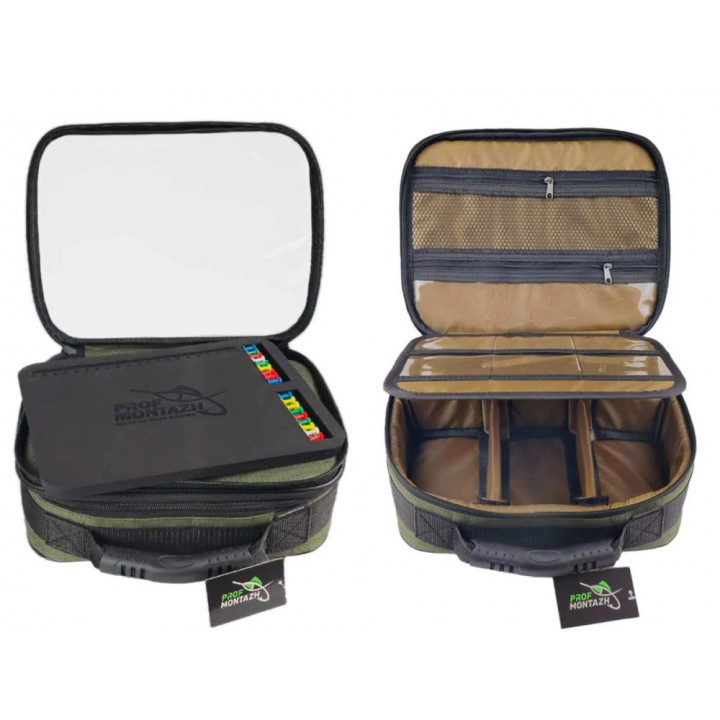 Сумка ProfMontazh с поводочницей Multi-Bag Mini для кормушек и аксессуаров