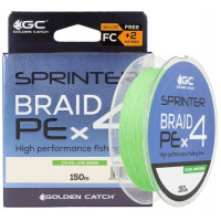 Шнур GC Sprinter PE X4 150м Lime Green #1.2