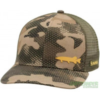 Кепка Simms Payoff Trucker Pike Hex Flo Camo Timber