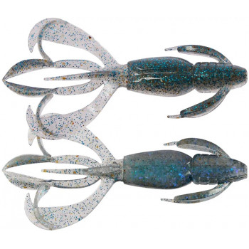 Силикон Keitech Crazy Flapper 4.4" (6шт/уп) EA#22 electric silver shi