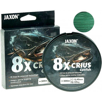 Шнур Jaxon Crius 8x Catfish Green 0.37mm 300m