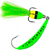Блесна ProfMontazh "Лыжа" 18g Green