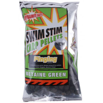 Пеллетс Dynamite Baits Swim Stim Pinging Pellets 13mm Betaine Green 900g