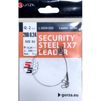 Поводок Gurza SECURITY STEEL 1x7 LEADER