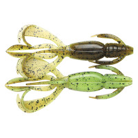 Силикон Keitech Crazy Flapper 4.4" #401 Green Pumpkin PP Chart.1шт