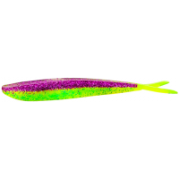 Силикон LUNKER CITY Fin-S Fish 8шт/уп 4" #280 Pimp Daddy Chartreuse Tail
