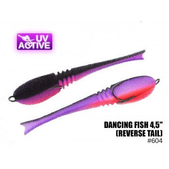 Поролоновая приманка ПрофМонтаж Dancing Fish (reverse tail) 4.5" 604