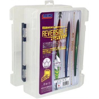 Коробка Meiho Reversible 250V 255х190х60mm Сlear
